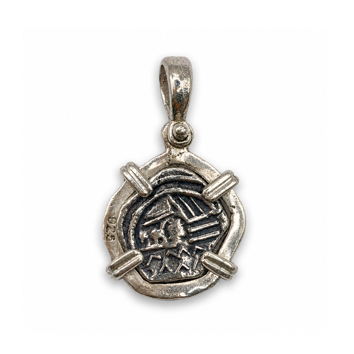 ATOCHA REPLICA SILVER COIN PENDANT ½ REALES