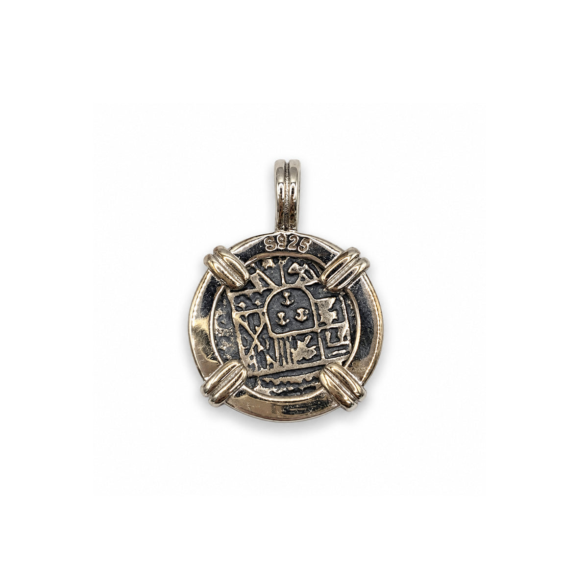 ATOCHA REPLICA SILVER COIN PENDANT ½ REALES