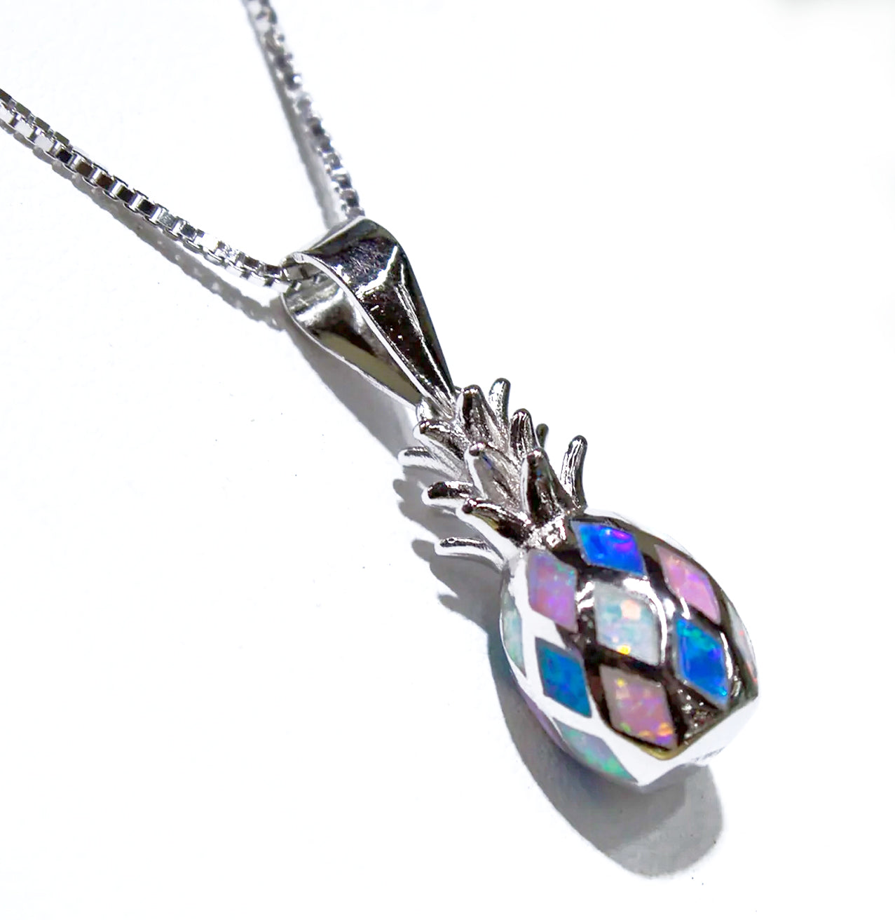 PINEAPPLE PENDANTWITH MULTI COLOR OPAL