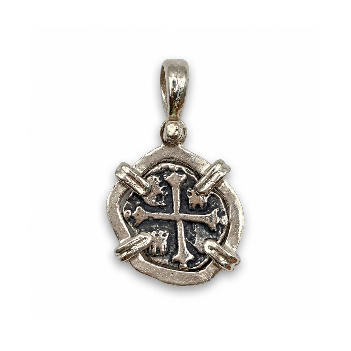 ATOCHA REPLICA SILVER COIN PENDANT ½ REALES