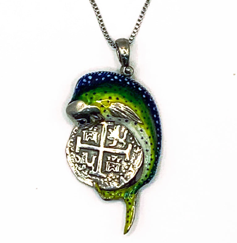 ATOCHA COIN PENDANT WITH DORADO