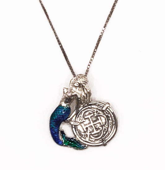 ATOCHA COIN PENDANT WITH MERMAID 1