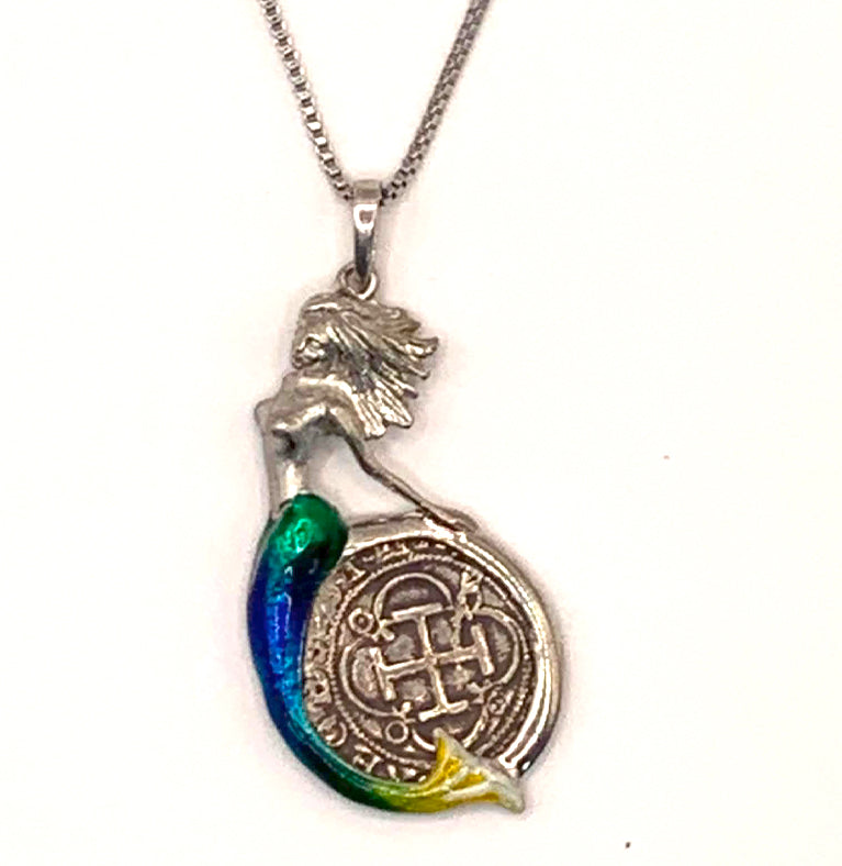 ATOCHA COIN PENDANT WITH MERMAID 3