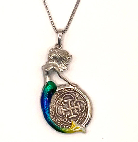 ATOCHA COIN PENDANT WITH MERMAID 3