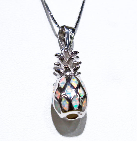 PINEAPPLE WITH WHITE OPAL STONE