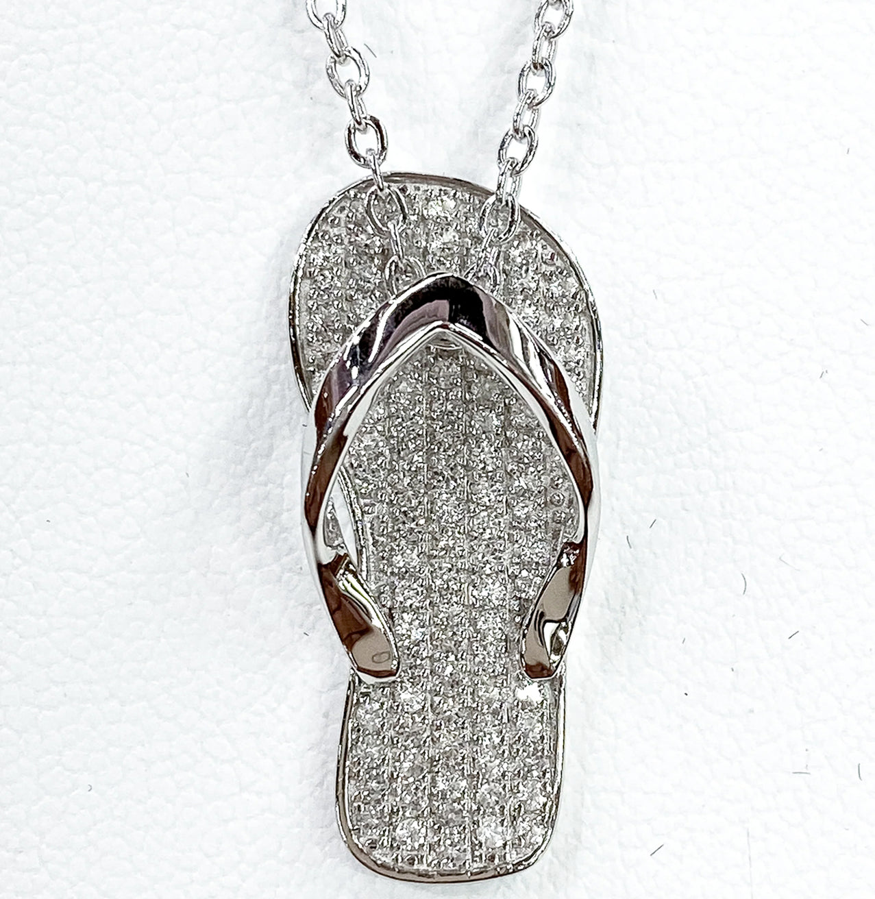 STERLING SILVER SANDAL PENDANT