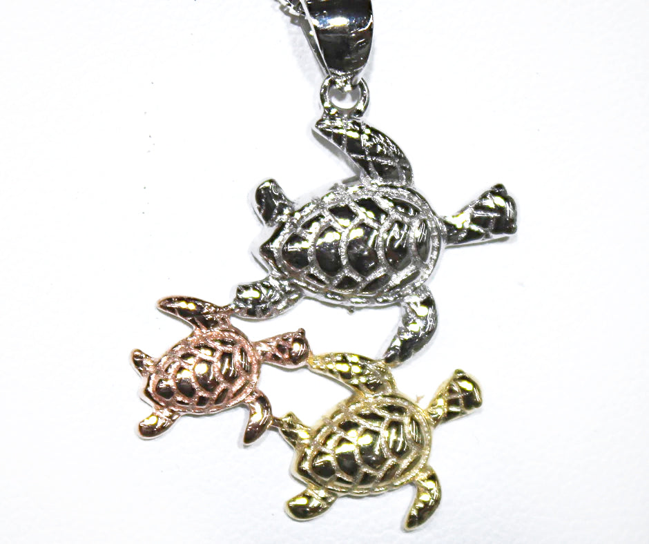TURTLES, TRI-COLOR SILVER